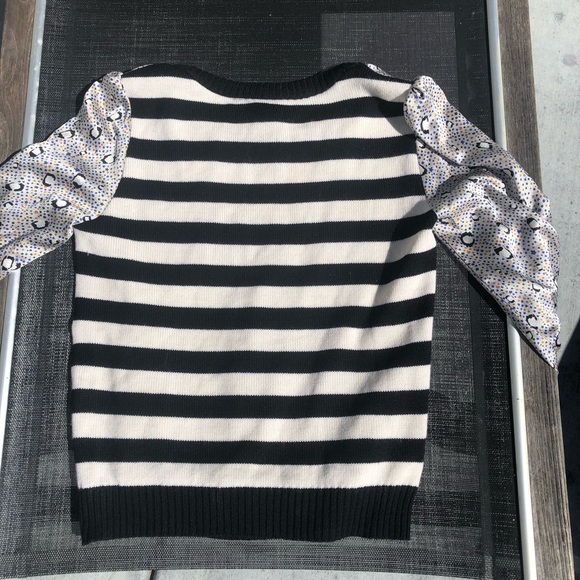 Gorgeous unique silk and wool top - Picture 3 of 12